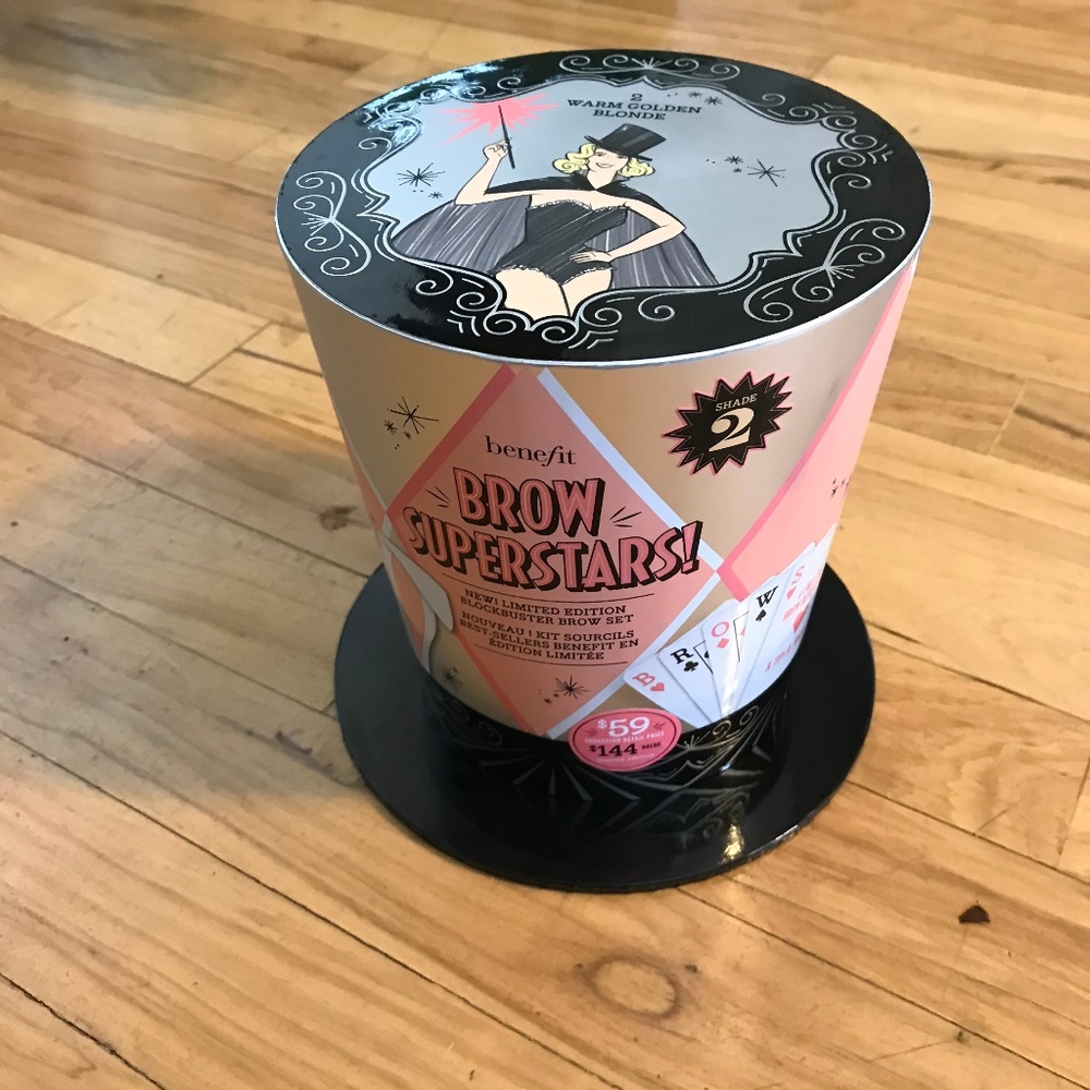 Benefit makeup kit brow warm golden blonde